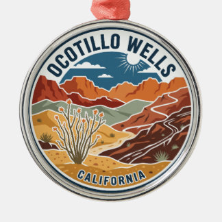 Ocotillo Wells State Vehicular Recreation Area Julgransprydnad Metall