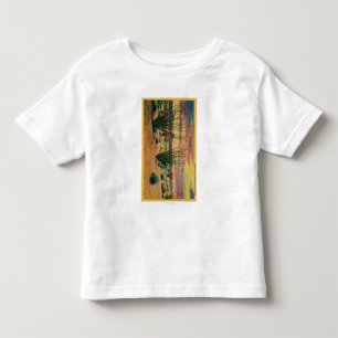 Ocotilloen blommar i blom, Kalifornien DesertStat Tee Shirt