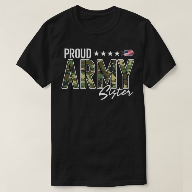 OCP Proud Army Sister Pullover T Shirt (Design framsida)