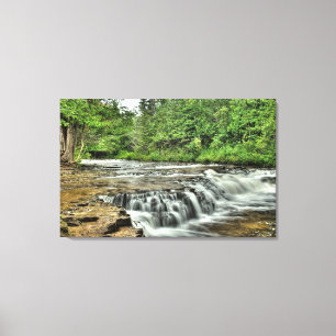 Ocqueoc Falls, Michigan Canvastryck
