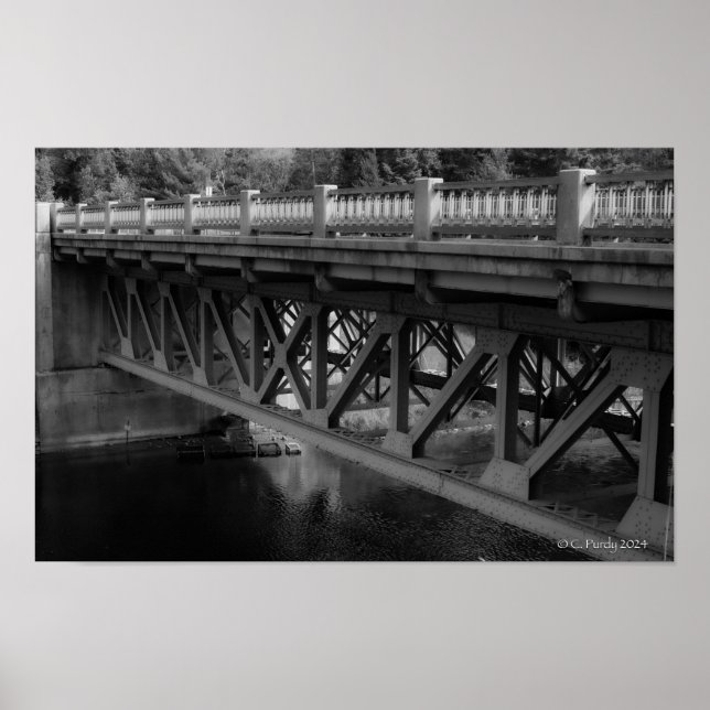 Ocqueoc River Bridge Poster (Framsidan)