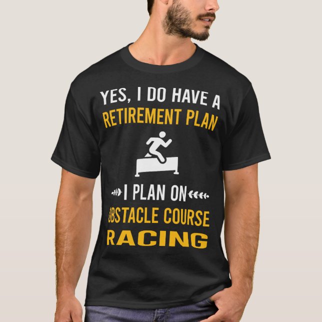 OCR för Tävla av pension-hinder T Shirt (Framsida)