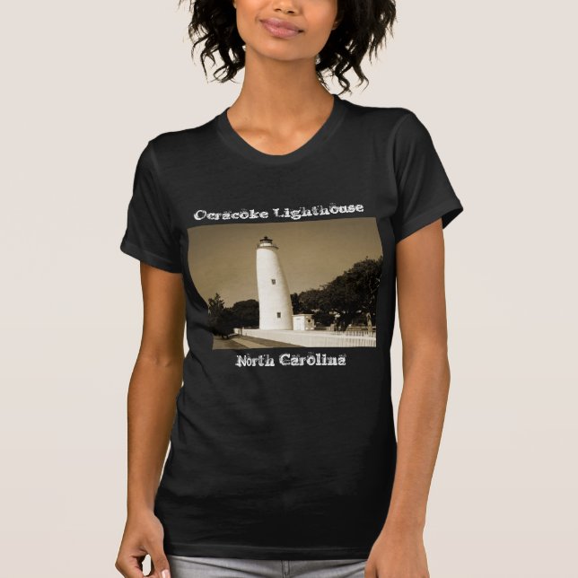 Ocracoke fyr t-shirt (Framsida)