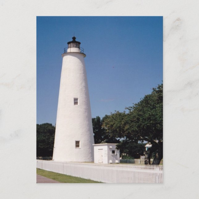 Ocracoke fyr vykort (Framsida)