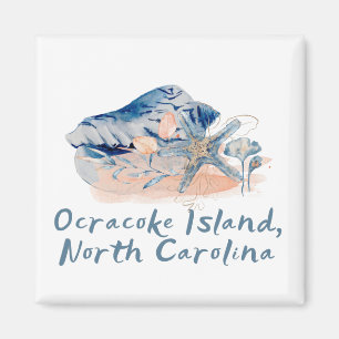 Ocracoke Island Seashells Magnet