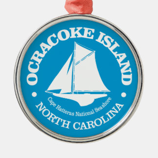Ocracoke Island (slinga) Julgransprydnad Metall