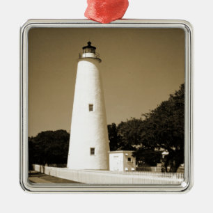Ocracoke Lighthouse Julgransprydnad Metall