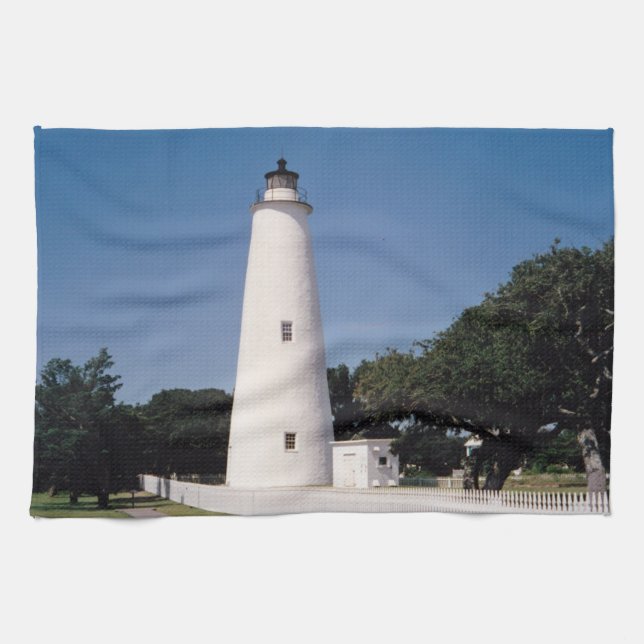 Ocracoke Lighthouse Kökshandduk (Horisontell)