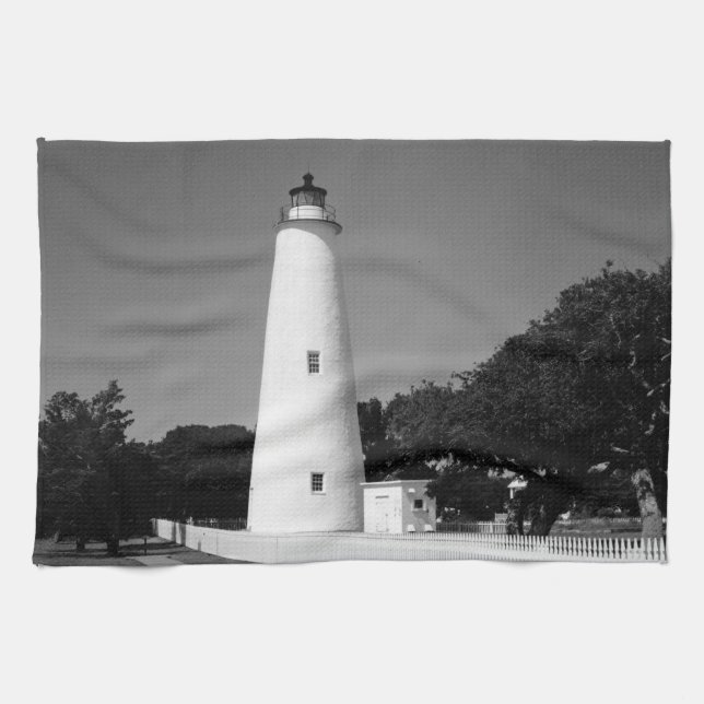 Ocracoke Lighthouse Kökshandduk (Horisontell)