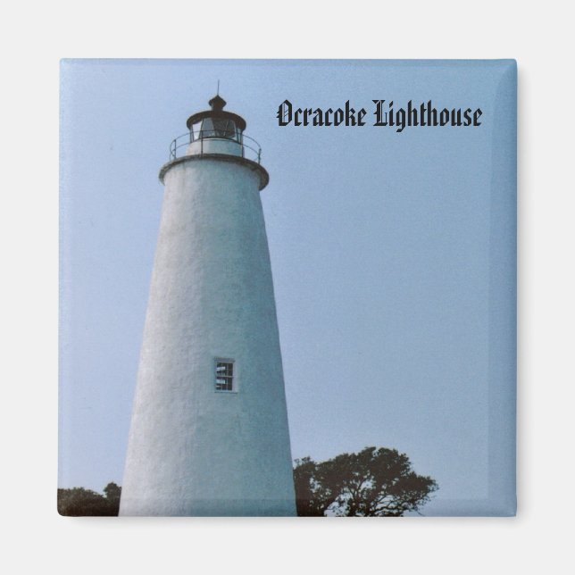 Ocracoke Lighthouse Magnet (Framsidan)