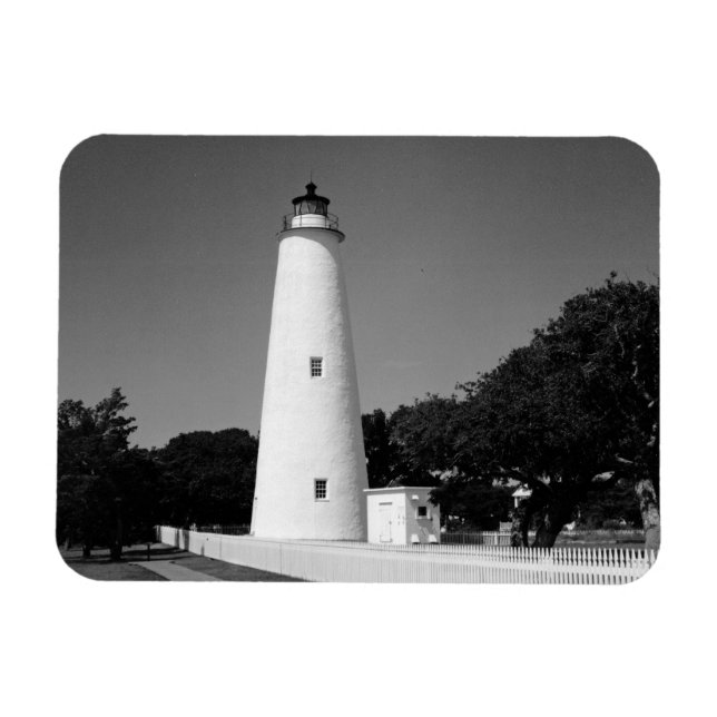 Ocracoke Lighthouse Magnet (Horisontell)