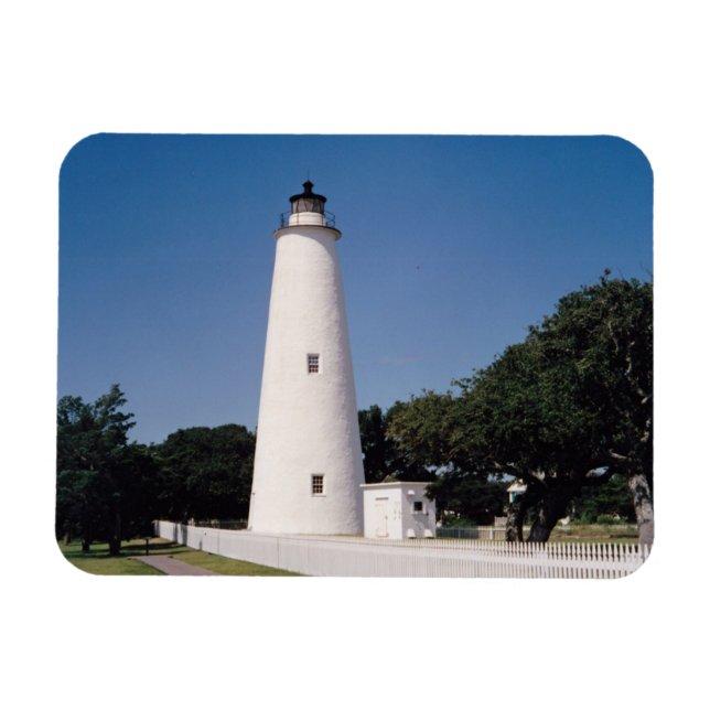 Ocracoke Lighthouse Magnet (Horisontell)
