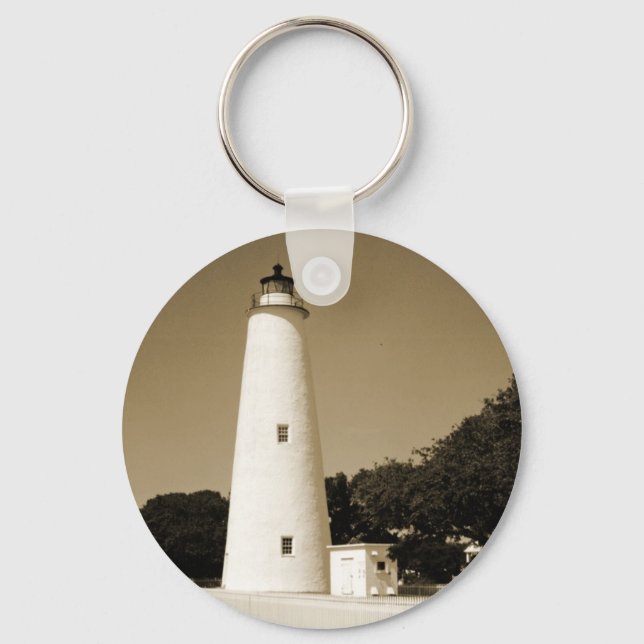 Ocracoke Lighthouse Nyckelring (Framsida)
