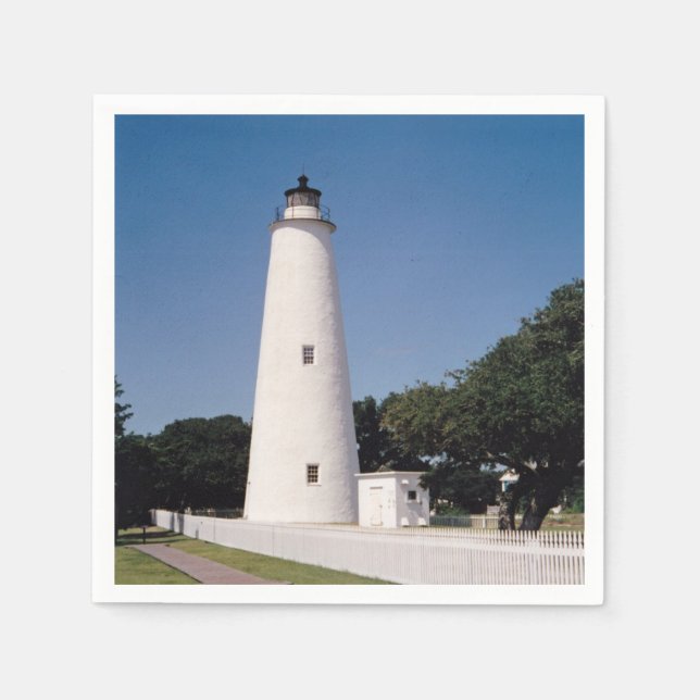 Ocracoke Lighthouse Pappersservett (Framsidan)