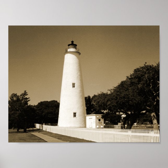 Ocracoke Lighthouse Poster (Framsidan)