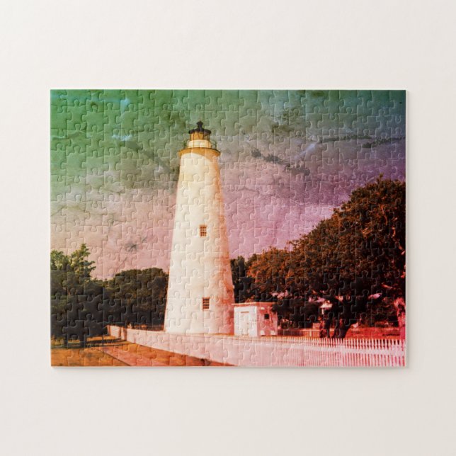 Ocracoke Lighthouse Pussel (Horisontell)