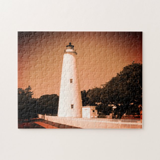 Ocracoke Lighthouse Pussel (Horisontell)