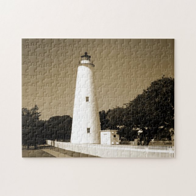 Ocracoke Lighthouse Pussel (Horisontell)