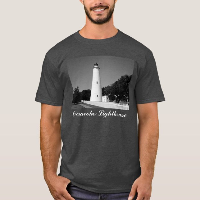 Ocracoke Lighthouse T-Shirt (Framsida)