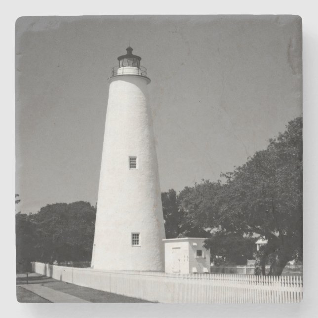 Ocracoke Lighthouse Underlägg Sten (Framsidan)