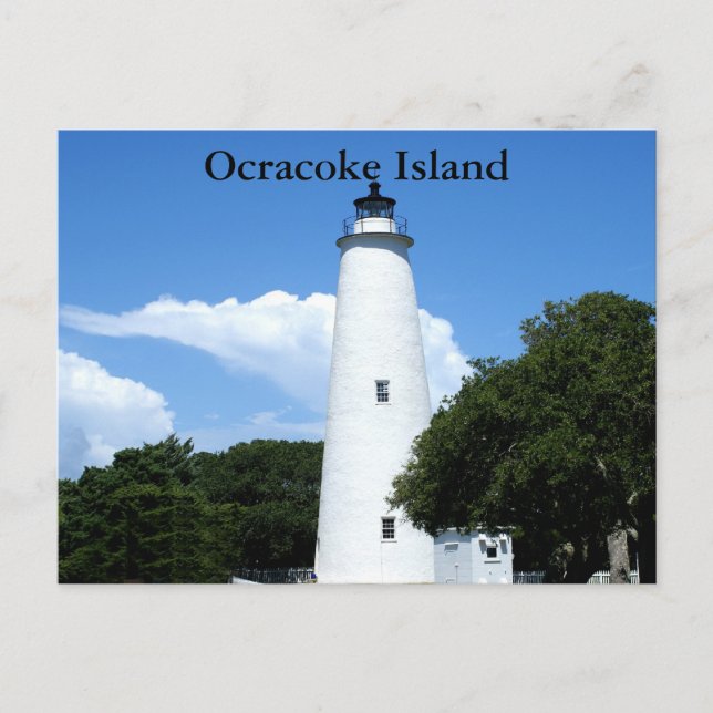 Ocracoke Lighthouse Vykort (Framsida)