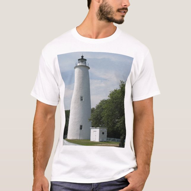 Ocracoke North Carolina fyrTshirt Tee Shirt (Framsida)