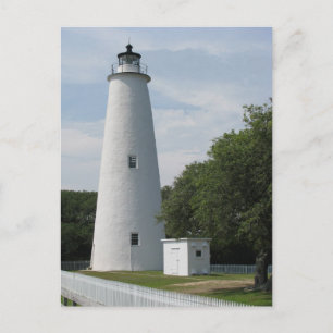 Ocracoke, North Carolina Lighthouse-vykort Vykort