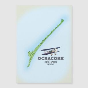 Ocracoke North Carolina USA karta