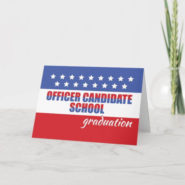 OCS, Kandidatskola Studenten Gratulerar Kort (Framsida)