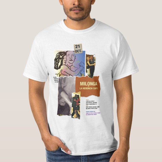 Oct. Milonga T-shirt (Framsida)
