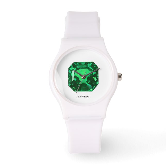 Octagon Emerald Armbandsur (Framsida)