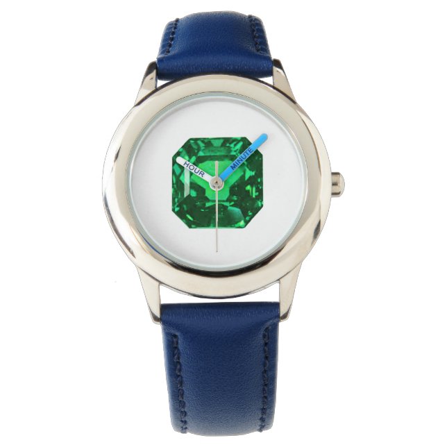 Octagon Emerald Armbandsur (Framsida)