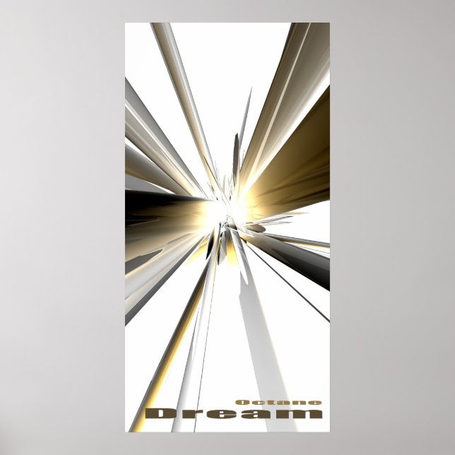 Octane Dream (Beige) Poster (Framsidan)