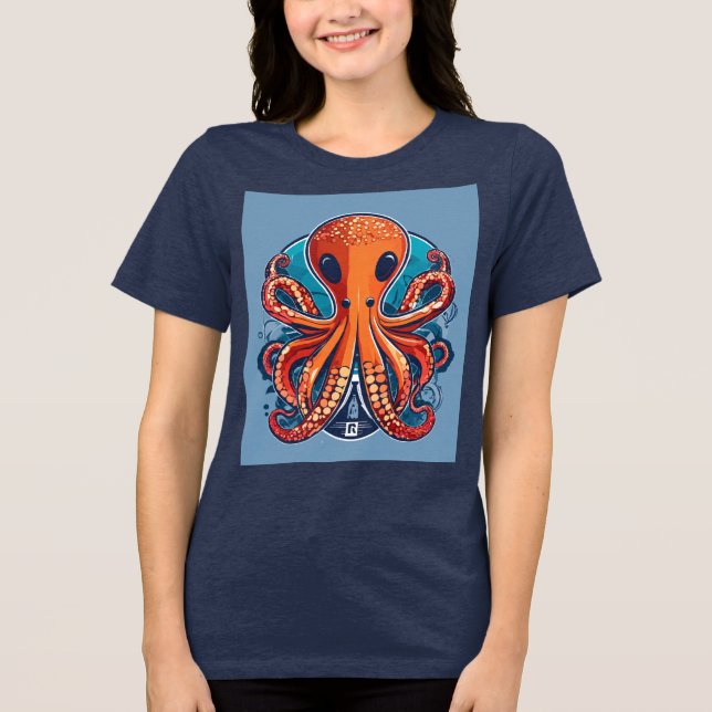 Octane Octopus Rally Team – officiell emblem T Shirt (Framsida)