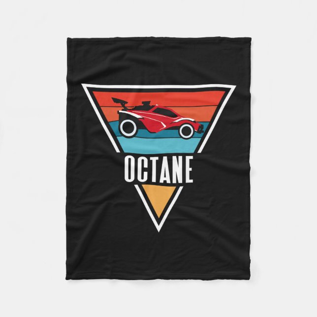 Octane Rocket Soccer Retro Sunset Distressed Graph Fleecefilt (Framsidan)