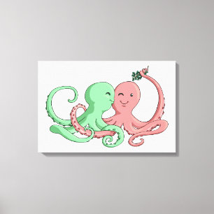 Octi Mistletoe Canvastryck