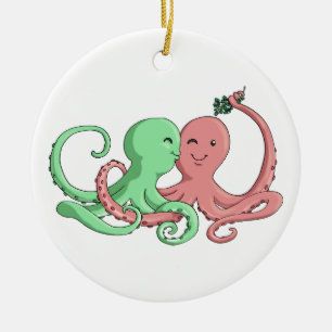 Octi Mistletoe Julgransprydnad Keramik