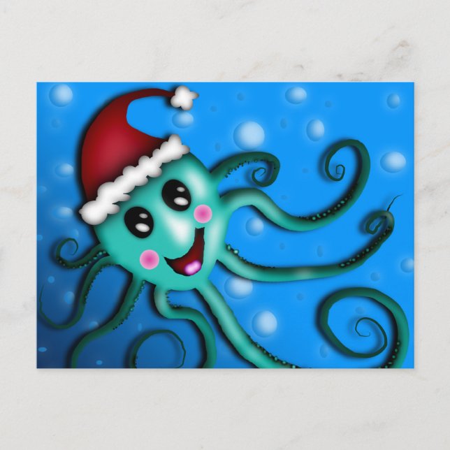 Octo Claus, vykort (Framsida)
