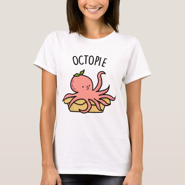Octo-paj Funny Octopus Paj Pun T Shirt (Framsida)