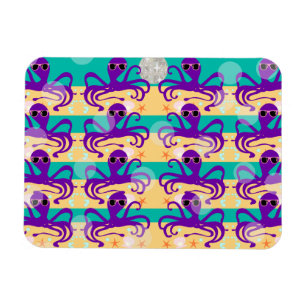 Octo Party Octopus Mönster Magnet