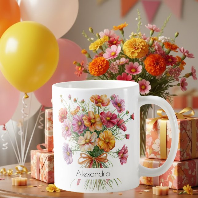 October Birth Flower Mug | Marigolds Kaffemugg (Skapare uppladdad)