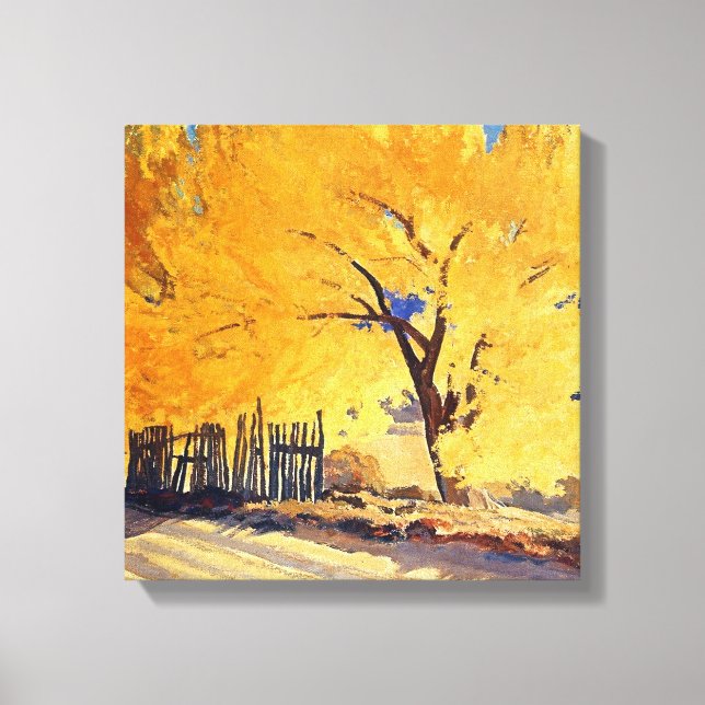 ”October Gold” av Maynard Dixon Canvastryck (Framsida)