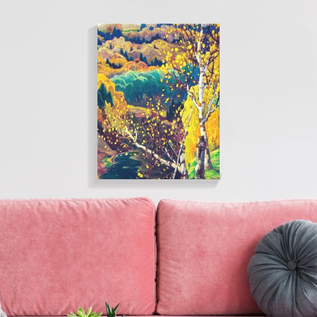 October Gold | Franklin Carmichael | Canvastryck (Insitu (Vardagsrum))