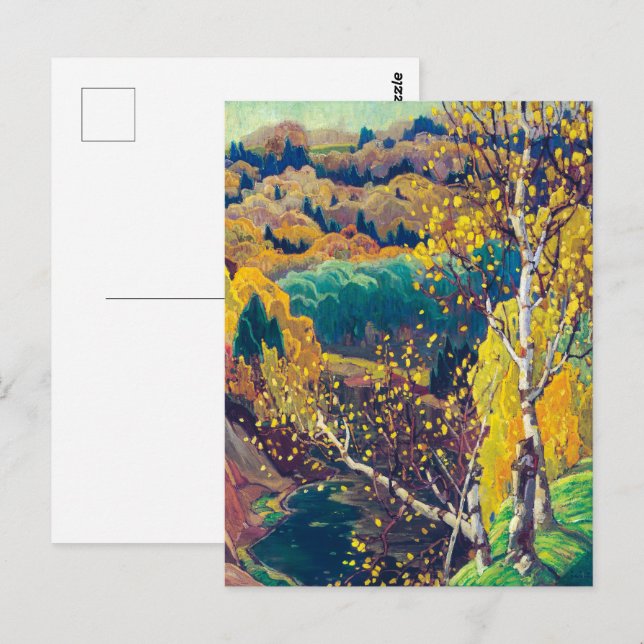 October Gold | Franklin Carmichael | Vykort (Fram/baksida)