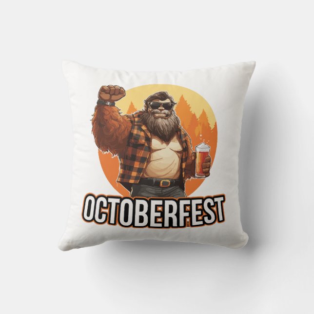 Octoberfest Bigfoot  Kudde (Baksida)