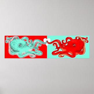Octopi Attraktion Poster
