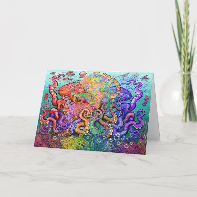 Octopi-kort Kort (Framsida)