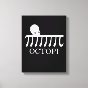 Octopi - Lättbuk (I) Canvastryck