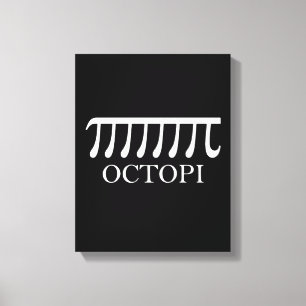 Octopi - Lättbuk (I) Canvastryck