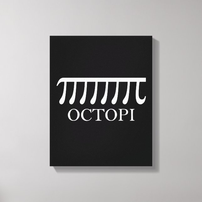 Octopi - Lättbuk (I) Canvastryck (Framsida)